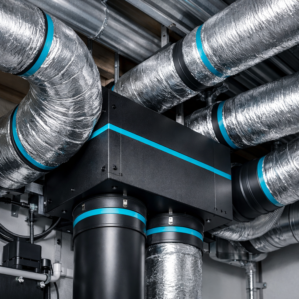 Custom ductwork installation and duct system by Extraordinair Care — professional HVAC duct design